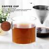 120 ml Glass Coffee Cup with Wooden Ball Handle view 2