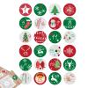 Christmas Advent Countdown Stickers, Numbers 1–24 view 1