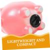 10 ABS Piggy Bank Plugs, Black view 3