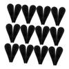 Zerodeko 24-Pack Black Velvet Hangers with Non-Slip Shoulder Pads view 1