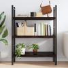 FENLAX Dark Brown Floating Wall Shelf, 100 x 50 x 2–6 cm view 3