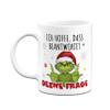 Tassenbrennerei Grinch Mug – “I Hope That Answers Your Question” – Funny Christmas Coffee Mug for Anti-Christmas Grinches, White view 2
