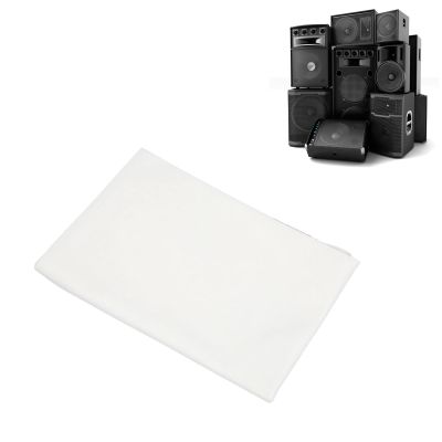 Polyester Speaker Grille Cloth, 55.1 x 35.8 in, White