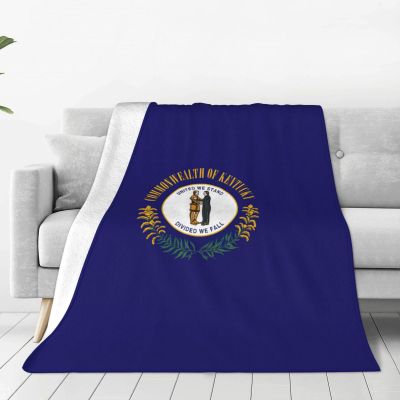 ETASUIOL Ultra-Soft Kentucky Flag Micro-Fleece Blanket for Bed, Sofa and Travel