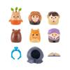 Squish-a-longs SQAL0105 - Harry Potter 6-Pack, Wave 1, Style 1, Includes 6 x 2.5 cm Mini Squish, 2 Accessories, 1 Ring and 1 Collector's Guide view 4