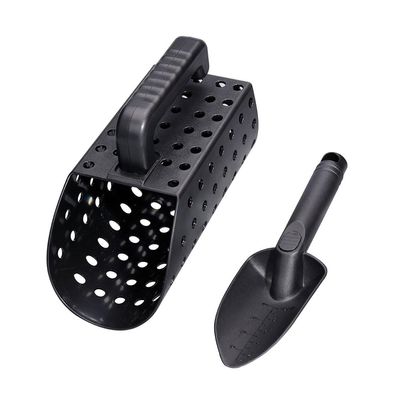 JUCHRZEY Beach Gold-Digging Sifting Tool, Sand Scoop and Shovel, ABS Plastic Beach Shovel, Metal-Detecting Accessory for Children and Adults