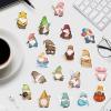 Craft Stickers: 50 Stationery and Gnome Stickers, Cute Cartoon Designs, Water-Resistant, for Water Bottles, Laptops, Phones, Scrapbooking and Guitars view 3