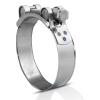 4 pcs | V2A Stainless Steel W4 Hinged-Bolt Clamps 44–47 mm | Industrial Exhaust Clamps view 1