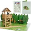 Sweetpopup 3D Pop-Up Hunting Stand Birthday Card for Hunters & Foresters view 1