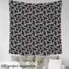 Loussiesd Raven Fabric by the Yard, 184 x 150 cm, Black Feathers Bird Design, Gothic Waterproof Upholstery Fabric view 3