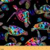 Loussiesd Sea Turtle Upholstery Fabric by the Yard, 3D Printed, Waterproof view 1