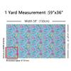 Loussiesd Seahorse Upholstery Fabric by the Yard, 92 x 150 cm, Waterproof Ocean Design view 2
