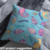 Loussiesd Seahorse Upholstery Fabric by the Yard, 92 x 150 cm, Waterproof Ocean Design view 4