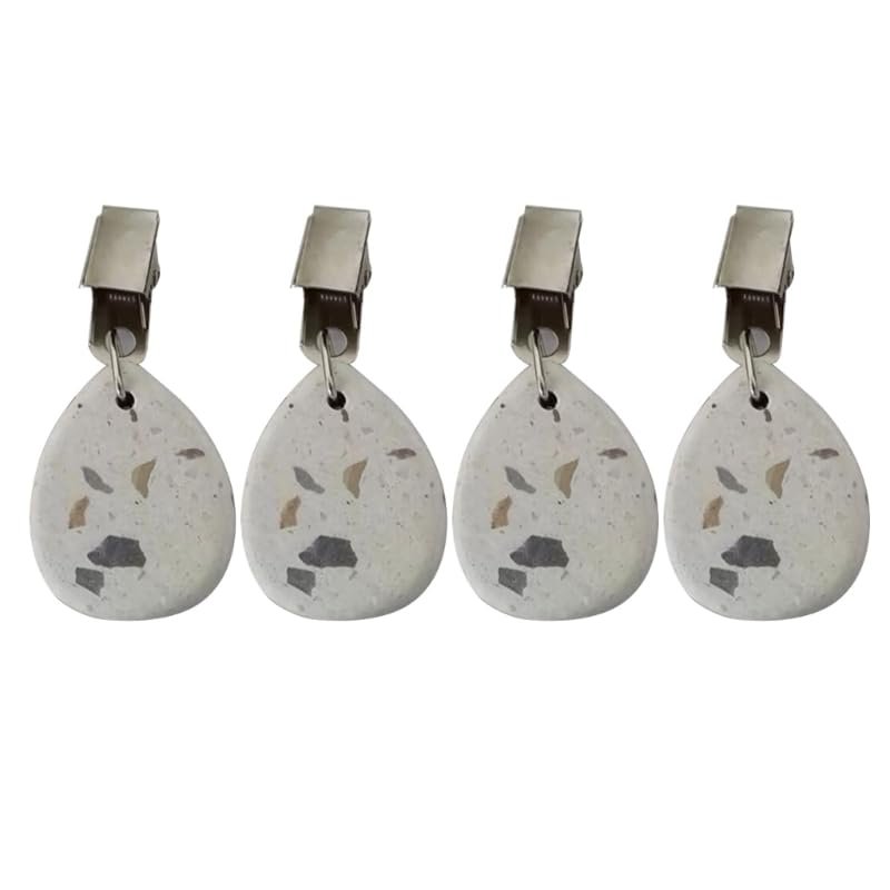HESHUWEN Tablecloth Clips, 4-Pack