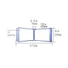 Wall-Mounted File Holder with 10 Pockets for A4 Documents, Black view 2