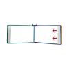 Wall-Mounted File Holder with 10 Pockets for A4 Documents, Black view 3