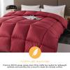 HonunGron Goose Down Winter Comforter, Extra Warm, Red, 150 x 200 cm, 3.5 kg view 3