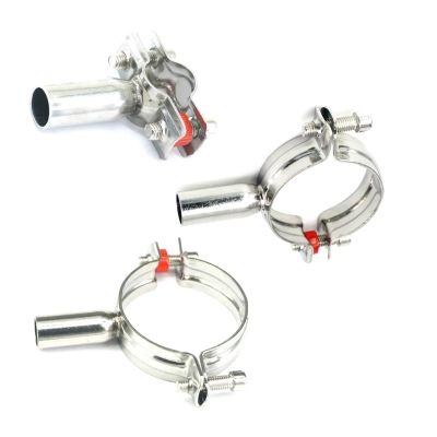 HUJWLBWF Pipe Clamp for 12–219 mm Tube OD, 304 Stainless Steel, 19 mm, 2-Pack