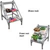Durable Steel Step Ladder for Industry and Home, Portable 2-Step Stool for Home and Garden, Qiqidedian view 4