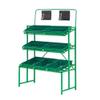 3-Tier Floor Display Rack, Green, 47.2 x 23.6 x 67 in view 1