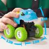 lalalark Dinosaur Toys for Boys Ages 3–4, 3-Pack Friction-Powered Monster Trucks with 360° Rotation and Up-and-Down Movement view 3