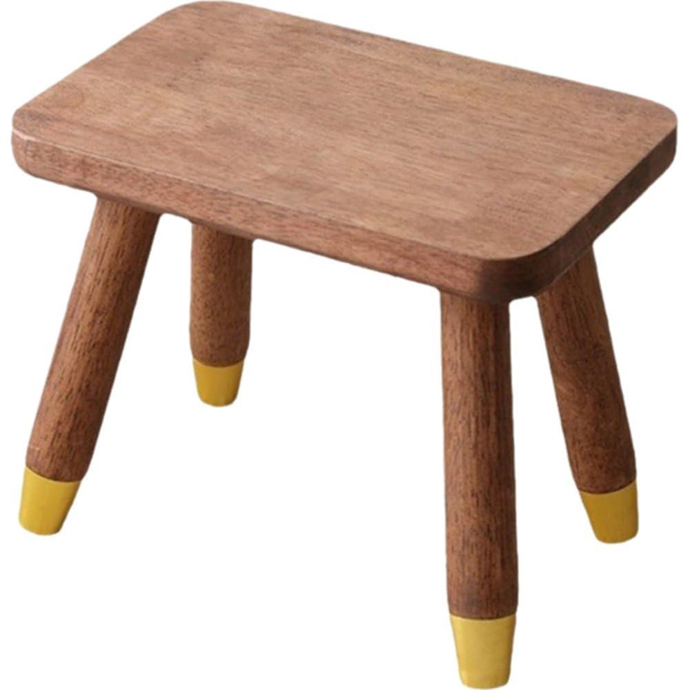 Lpitoy Wooden Step Stool, Portable Footstool for Children and Adults