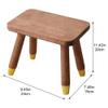 Lpitoy Wooden Step Stool, Portable Footstool for Children and Adults view 3