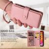 FERLAN Flip Wallet Case Compatible with Xiaomi Redmi A3, Pink view 2