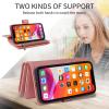 FERLAN Flip Wallet Case Compatible with Xiaomi Redmi A3, Pink view 4