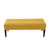 DEZYPZAM Stretch Dining Bench Cover, Yellow view 1