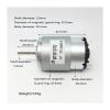 AUOQKQUT DC Carbon-Brush Electronic Starter 30LYT1243A, 8–16 V, 12 V, 4,410 RPM, Long Shaft view 2