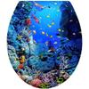 Hrippy Ocean-Themed Toilet Lid Stickers view 1