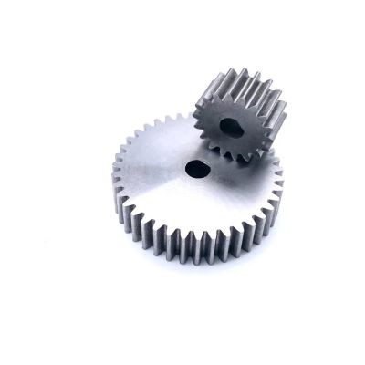 1M 26–39-Tooth D-Shaped Bore Carbon Steel Spur Gear for DIY Electronic Starters, Straight Gear, 3/4/5/6/8/10 mm, CZAOINCU (3 mm-H2.5, 27 Teeth)
