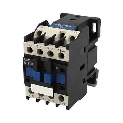 CJX2-1210 35 mm DIN Rail Screw-Terminal 3-Phase Electronic Starter Power Contactor, AC 220 V EKFBQBGW