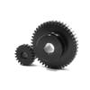 Precision 0.8M Spur S45C Steel Gear, 15–90 Teeth, Metal Reduction Engraving Machine Electronic Starter Transmission Gear Set, CZAOINCU (6 mm, 1 Piece, 15 Teeth) view 2