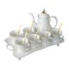 QUSYZD Ceramic European-Style Tea and Coffee Cup Set view 1