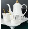 QUSYZD Ceramic European-Style Tea and Coffee Cup Set view 4