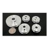 Aluminum Alloy V-Groove Pulley for DIY Electronic Starter, Lathe, and Drilling Machine, Unpowered Spindle, 5–16 mm Hole, H8 Precision Accessory, CZAOINCU (14 mm, 22 mm Outer Diameter) view 3