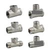 CZAOINCU 1/4" 3/8" 1/2" 3/4" 1" 1-1/4" 1-1/2" 2" Male/Female 3-Way Tee Splitter, 304 Stainless Steel Pipe Fitting for Water and Gas (M M M,05) view 2