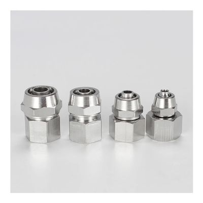 CZAOINCU Female Pneumatic Quick-Connect Screw Fitting, 12 mm x 3/8 in