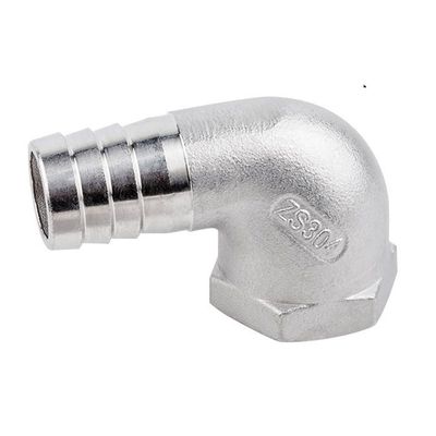 CZAOINCU 304 Stainless Steel Threaded Plumbing Elbow Fitting, 8 mm × 1/4 in Female Thread