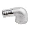 CZAOINCU 304 Stainless Steel Threaded Plumbing Elbow Fitting, 8 mm × 1/4 in Female Thread view 1