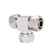 CZAOINCU 10-Piece KPE PM PU PV Pneumatic Air Quick Connectors for 4, 6, 8, 10, 12, 14, and 16 mm OD Tubes, Copper-Plated Nickel, KPE, 4 mm view 1
