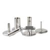CZAOINCU 1-Piece 6 mm/8 mm/10 mm/12 mm/19 mm/51 mm Stainless Steel 304 Hose Barb Pipe Fitting Ferrule, OD 50.5–64 mm, for 1.5"/2" Tri-Clamp, K50.5 mm (1.5-Inch TC), 6 mm Hose Barb view 1