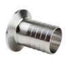 CZAOINCU 1-Piece 6 mm/8 mm/10 mm/12 mm/19 mm/51 mm Stainless Steel 304 Hose Barb Pipe Fitting Ferrule, OD 50.5–64 mm, for 1.5"/2" Tri-Clamp, K50.5 mm (1.5-Inch TC), 6 mm Hose Barb view 2