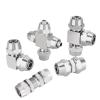 CZAOINCU 10-Piece Copper-Plated Nickel Pneumatic Air Quick Connectors, KPM, 12 mm view 2
