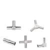304 Stainless Steel Hose Barb Connectors, 6 mm, 8 mm, 10 mm, 12 mm Pipe Fitting, Pagoda Tail, EKFBQBGW (38 mm) view 2