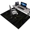 140 x 200 cm Floor Protection Mat for Hard Floors, Gaming Chair Mat, Black view 1