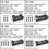 CZAOINCU 15A/25A/45A 600V Dual-Row Barrier Screw Terminal Block Wire Connector, 3/4/5/6/8/10/12-Pin Options, TB Series view 3