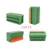 CZAOINCU 5/10-Piece Right-Angle 2.54 mm KF141R 2–10-Pin Spring Screwless PCB-Mount Terminal Block Wire Connector, 26–20 AWG (One Size, 6) view 4